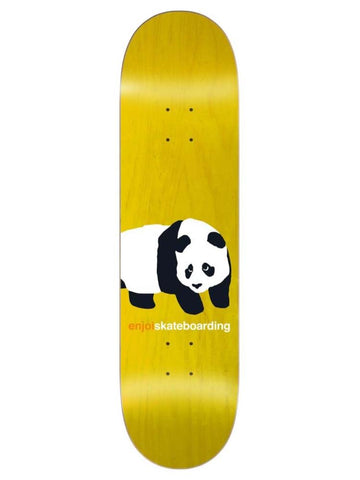 enjoi Peekaboo Panda R7 Yellow 8.0 Skateboard Deck