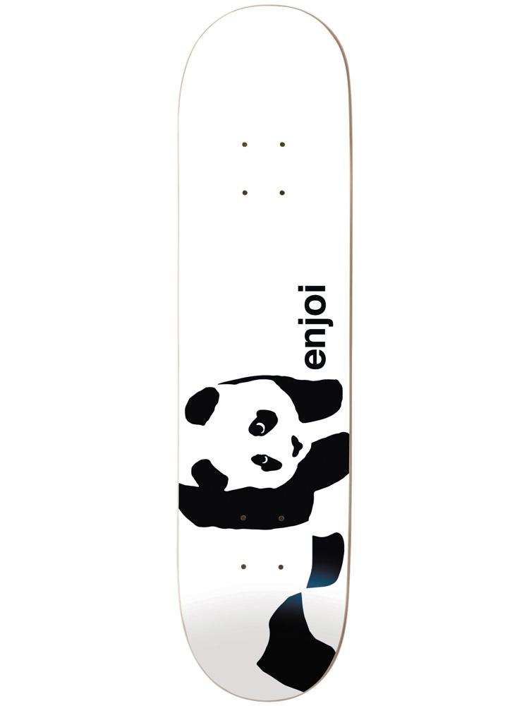 whitey panda logo wide white