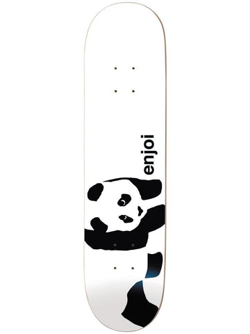 whitey panda logo wide white