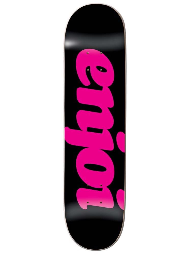 enjoi Flocked Black 7.75 Skateboard Deck