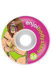 enjoi Bodyslam Pink/Green 51MM Wheels