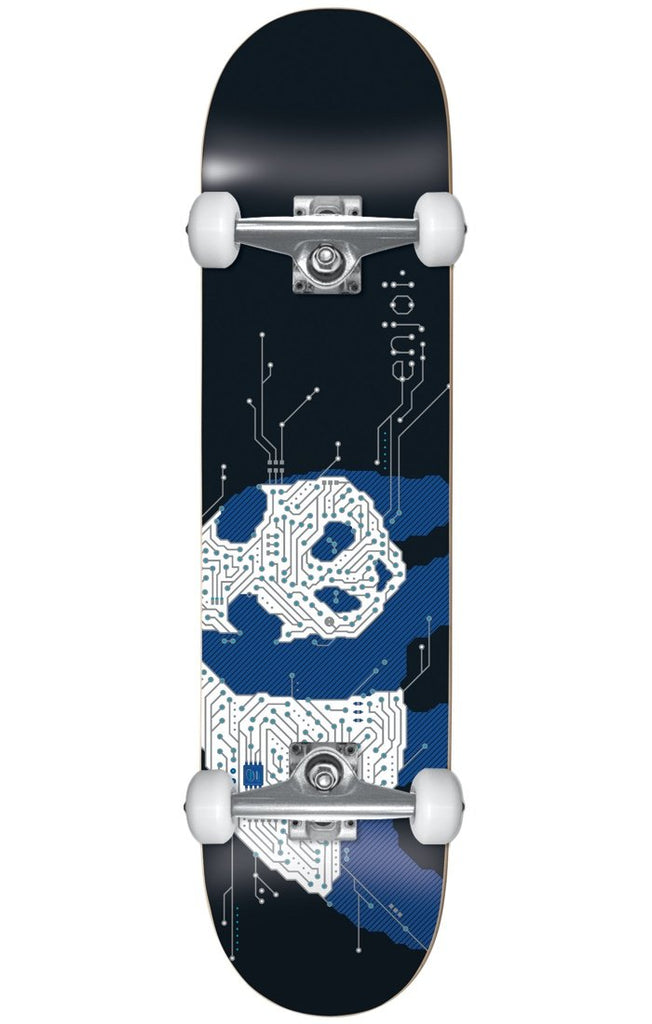 Enjoi Microchip Yth First Push BLACK 7 Skateboard Complete