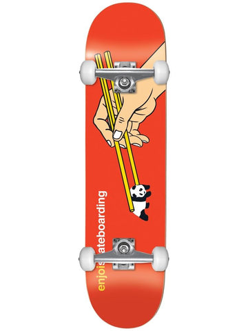 enjoi Chop Sticks Youth First Push Red 7.375 Complete