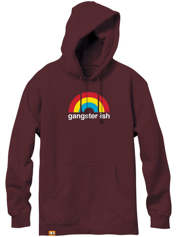 gangsterish merlot pullover hood