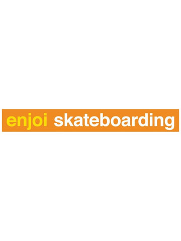 enjoi Enjoi Skateboarding Orange Sticker 10 Pk