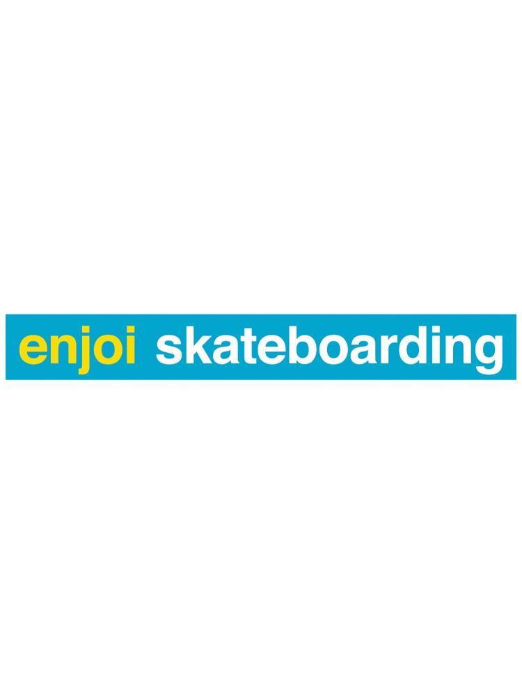 enjoi Enjoi Skateboarding Blue Sticker 10 Pk